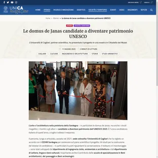 Unica Magazine presents the candidacy of the Domus de Janas for UNESCO heritage