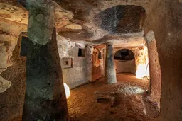Necropoli di Sant'Andrea Priu - Interno della tomba